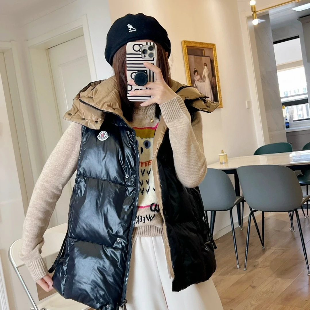 99新 MONCLER 盟可睐蒙口LUZLE-VEST内外双拼色羽绒马甲 1码11615