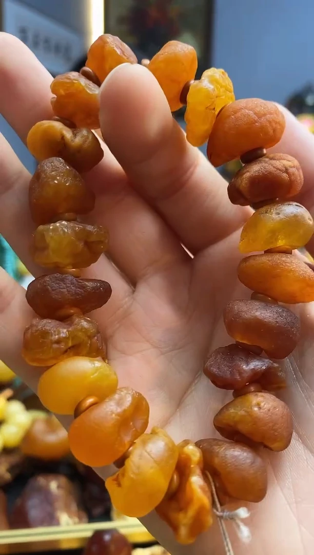未镶嵌琥珀手串手串