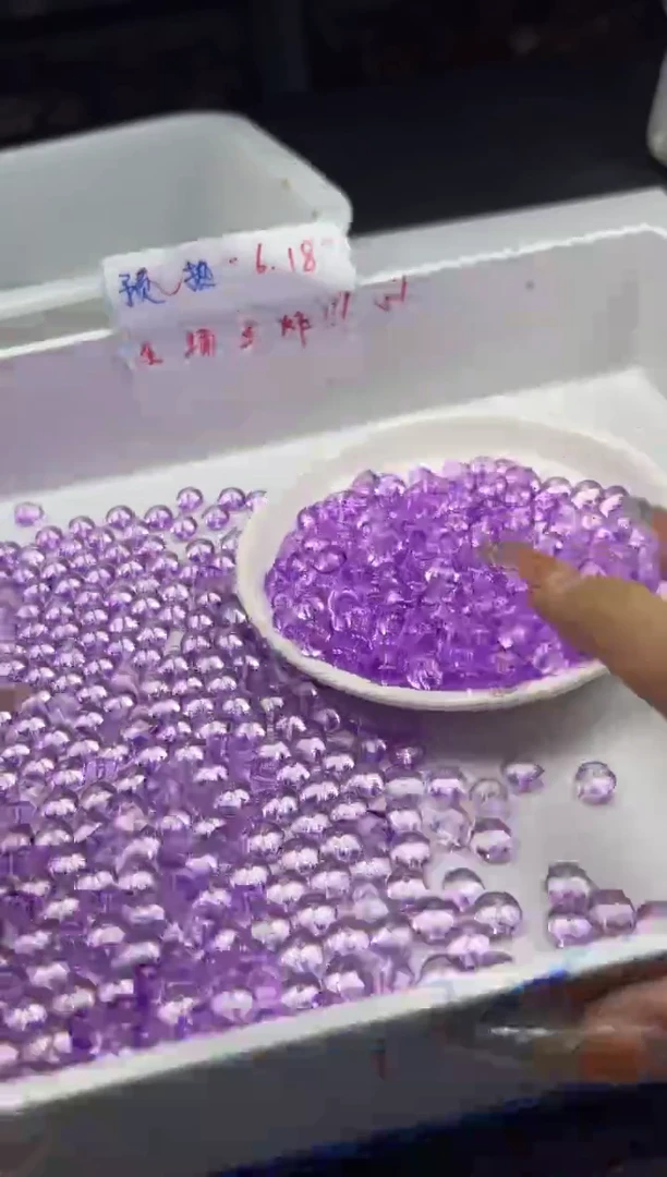 未镶嵌颈饰水晶w2668紫水晶算盘8*5mm*20颗