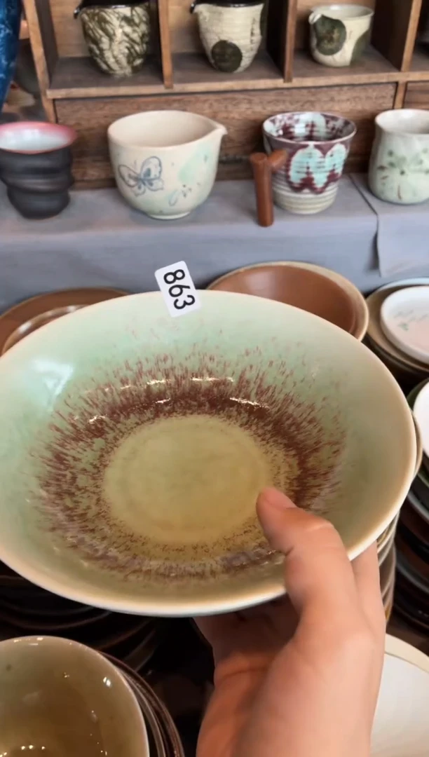 瓷片w*y863桐花锅盘1个
