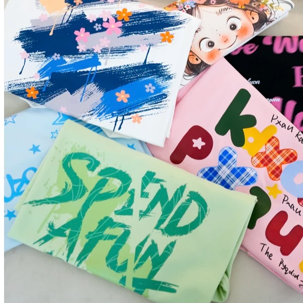 【700-799精选集合】230g纯棉短袖t恤新疆长绒棉女韩版ins宽松夏季