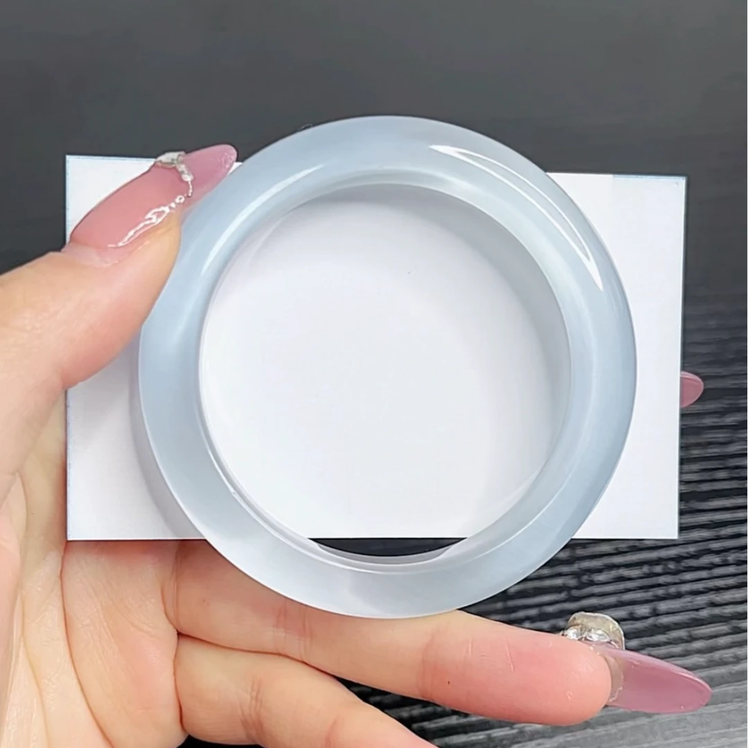 手镯冰冰蓝52圈口