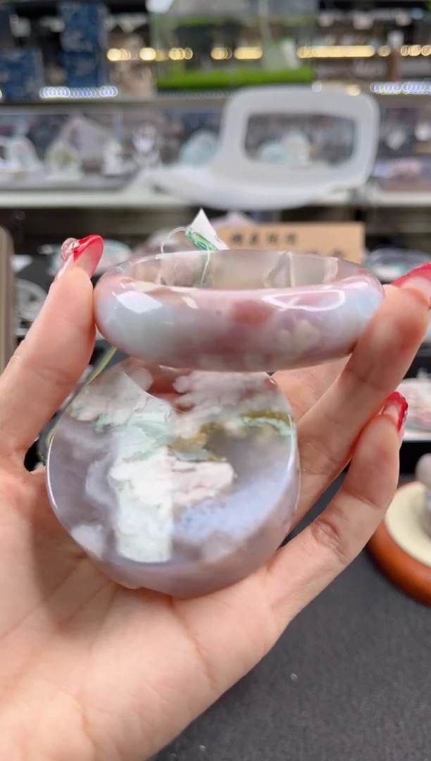 未镶嵌手镯石英质玉61圈口（赠品镯心）s9330