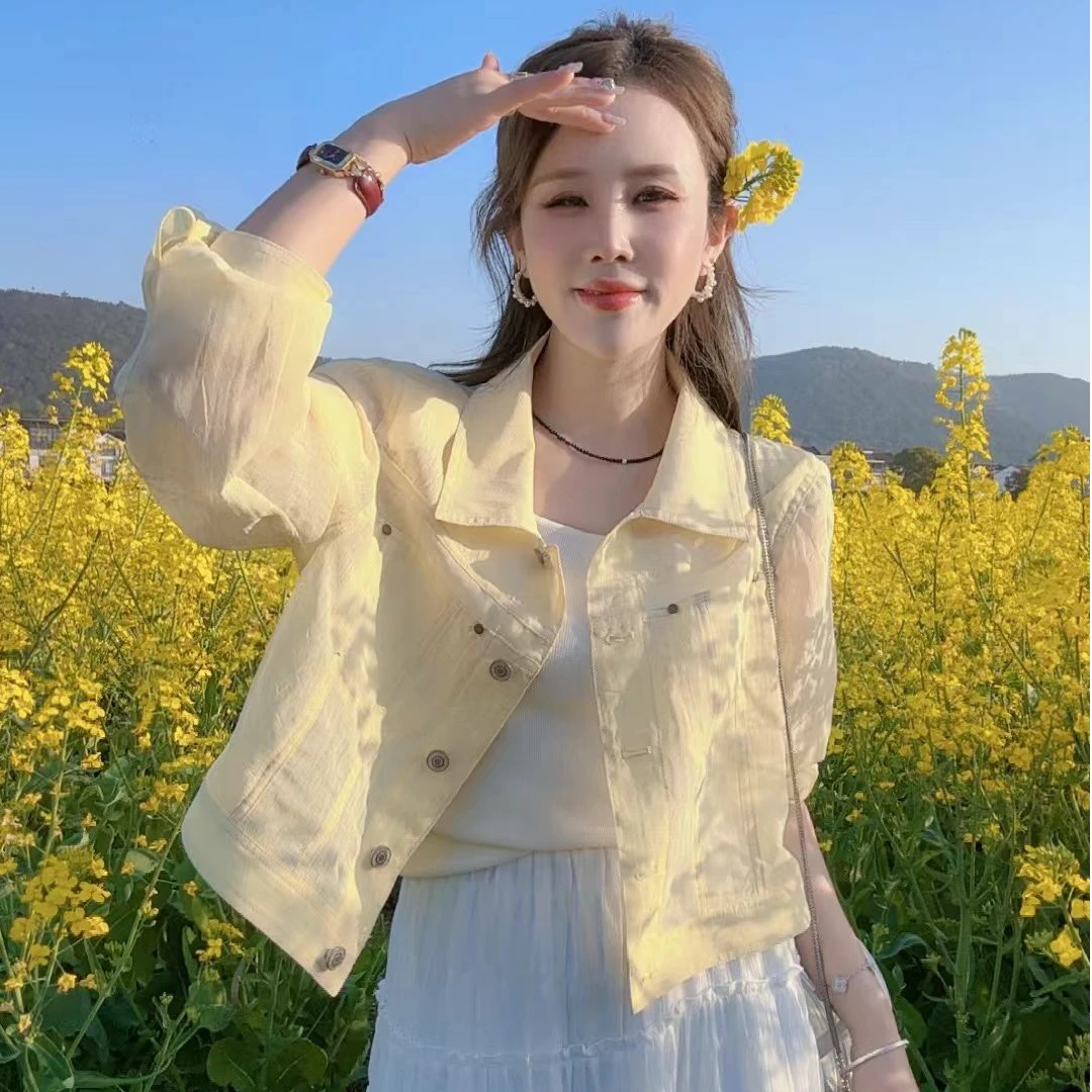 恰逢景梅子自留款冰感防晒服户外穿搭夏季必备小外套凉感防晒衣