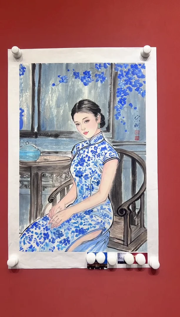 国画宋轲-2.7平尺-国画作品