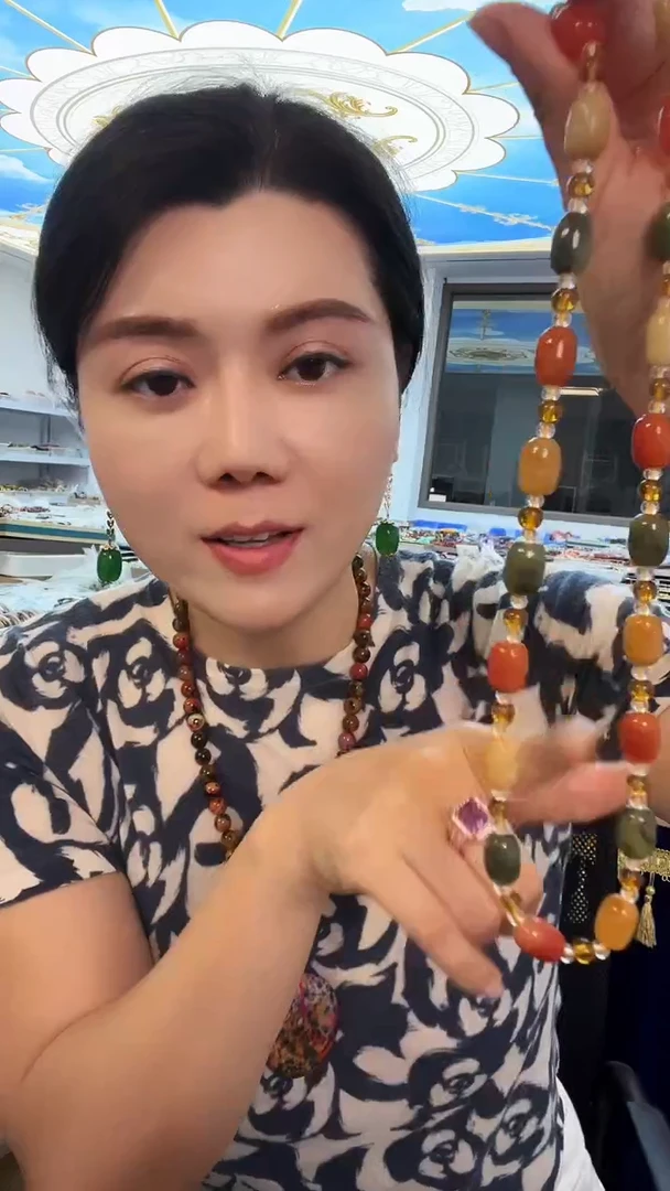 项链未镶嵌石英岩玉项链