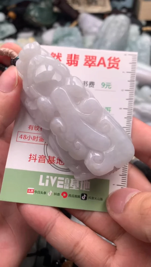 翡翠未镶嵌吊坠(不含链)1