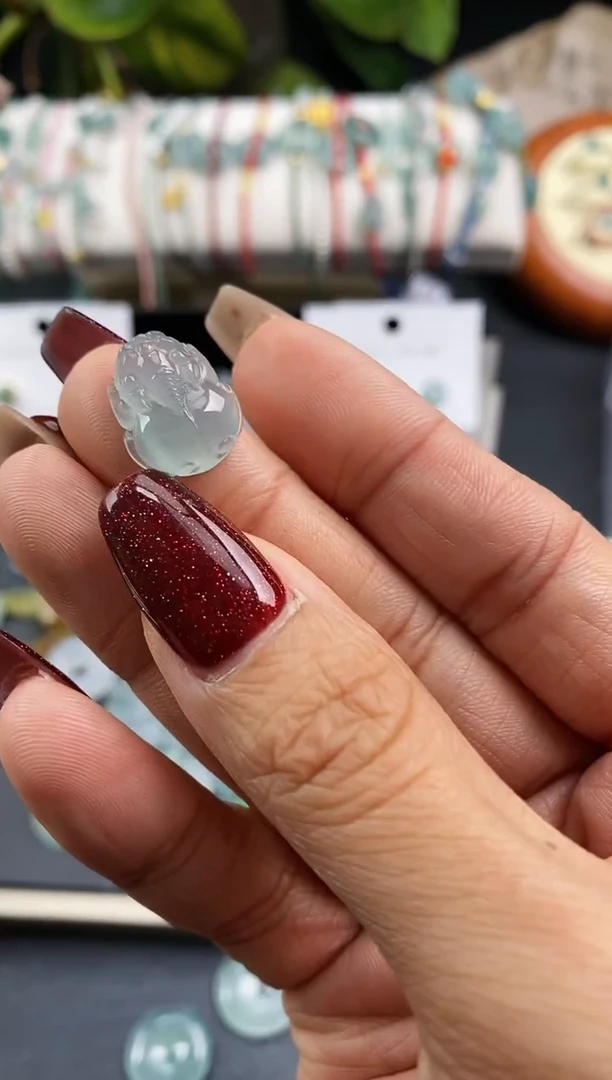 【闪购商品】翡翠裸石388貔貅~默认裸石发货