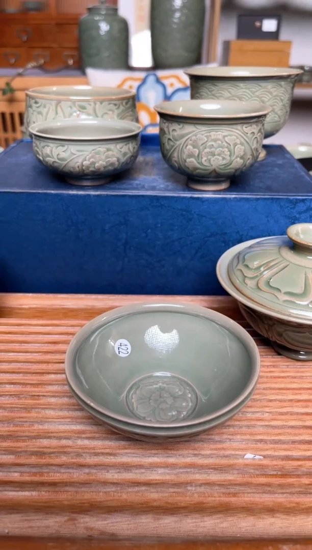 其他422纯手工秘色毗卢杯  微瑕福利