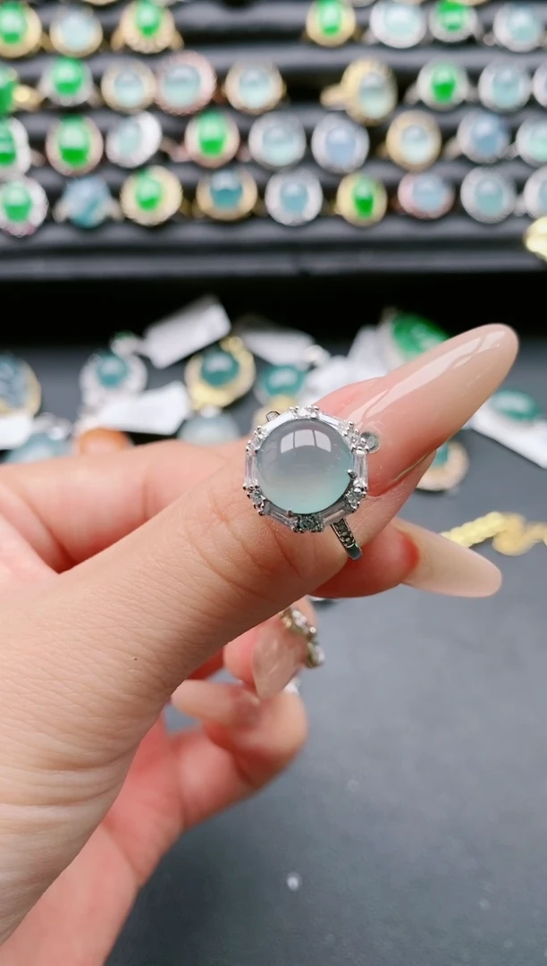 【闪购商品】翡翠戒指银S925镶嵌11111111