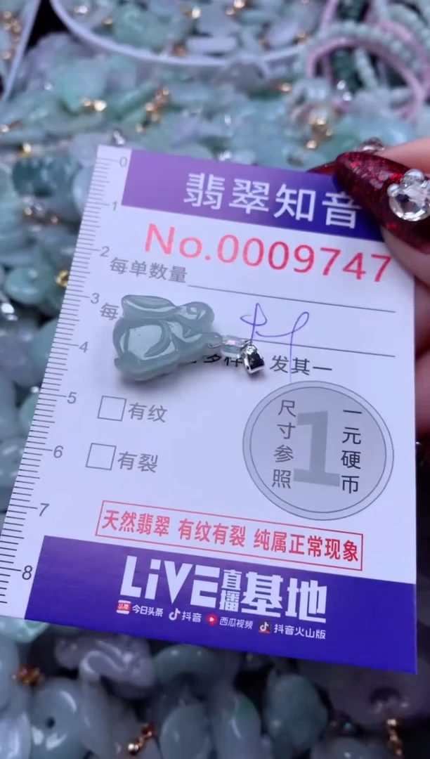 吊坠(不含链)未镶嵌翡翠9747