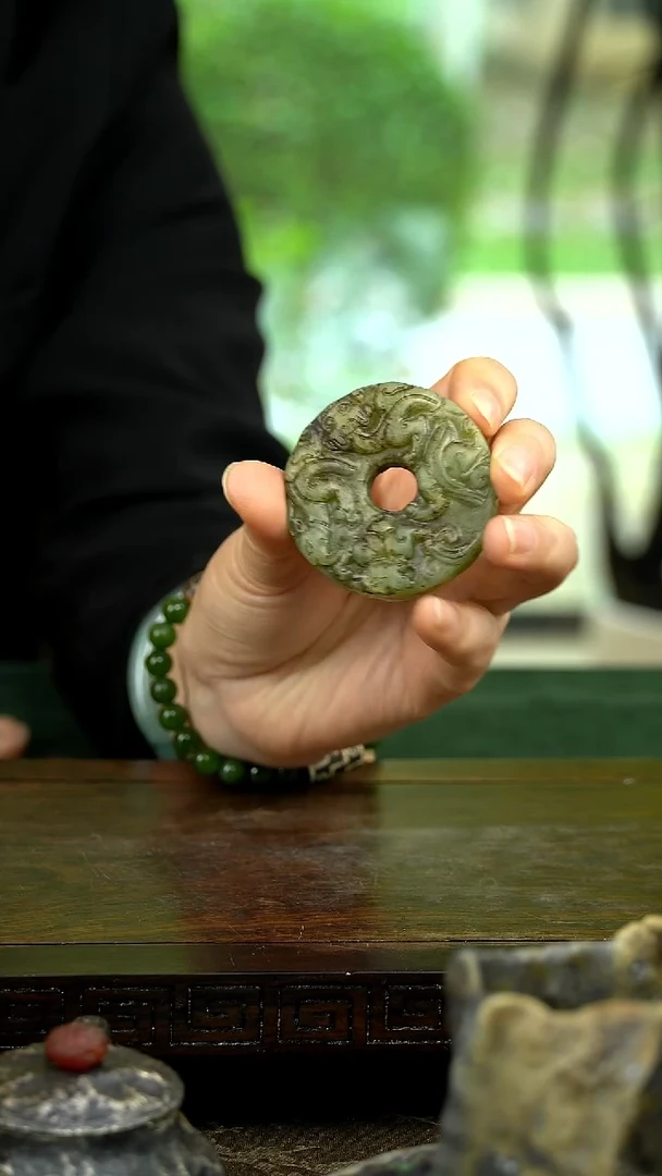 玉石仿古盖置大号（开播福利不退换）