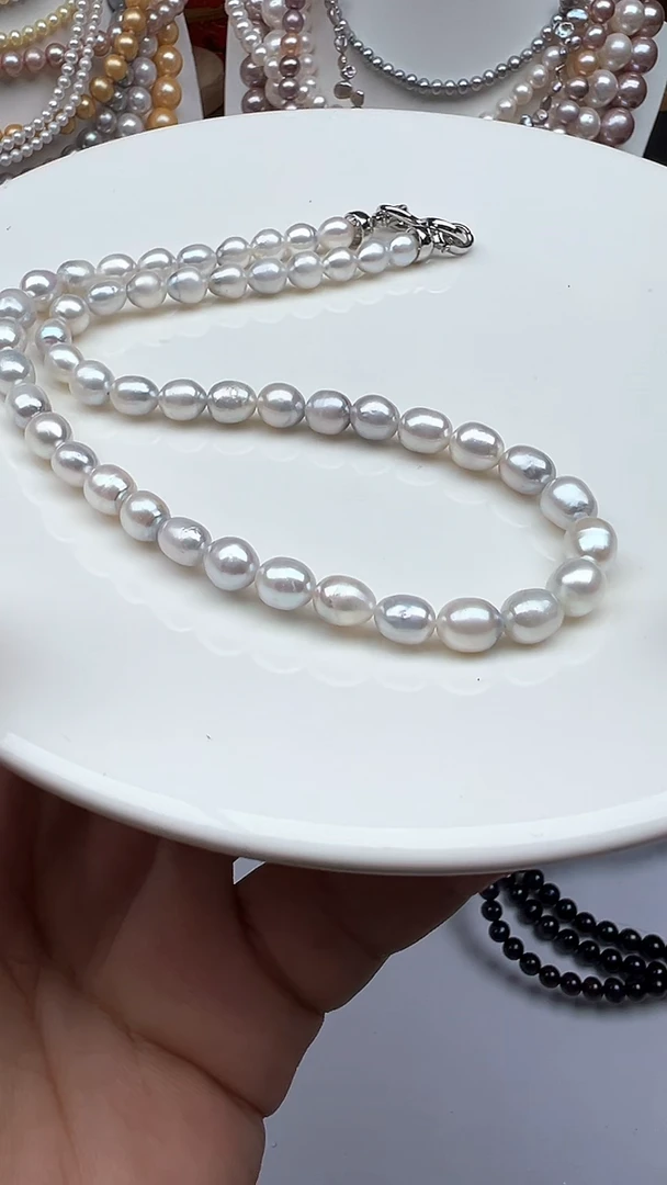 淡水珍珠未镶嵌颈饰1