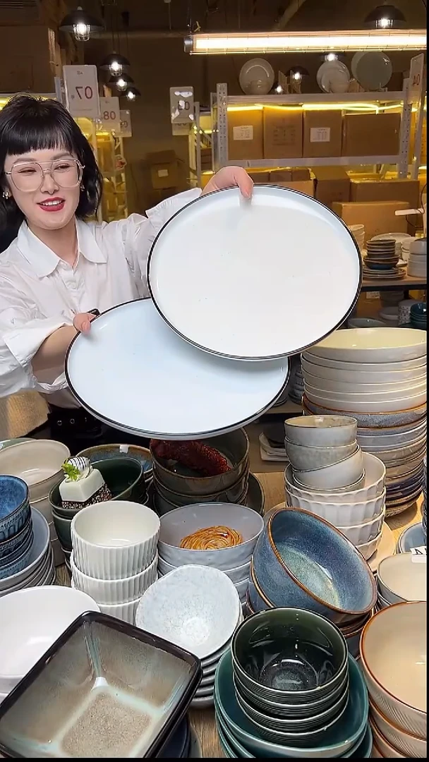 瓷41外贸尾货窑变釉下彩默认微瑕