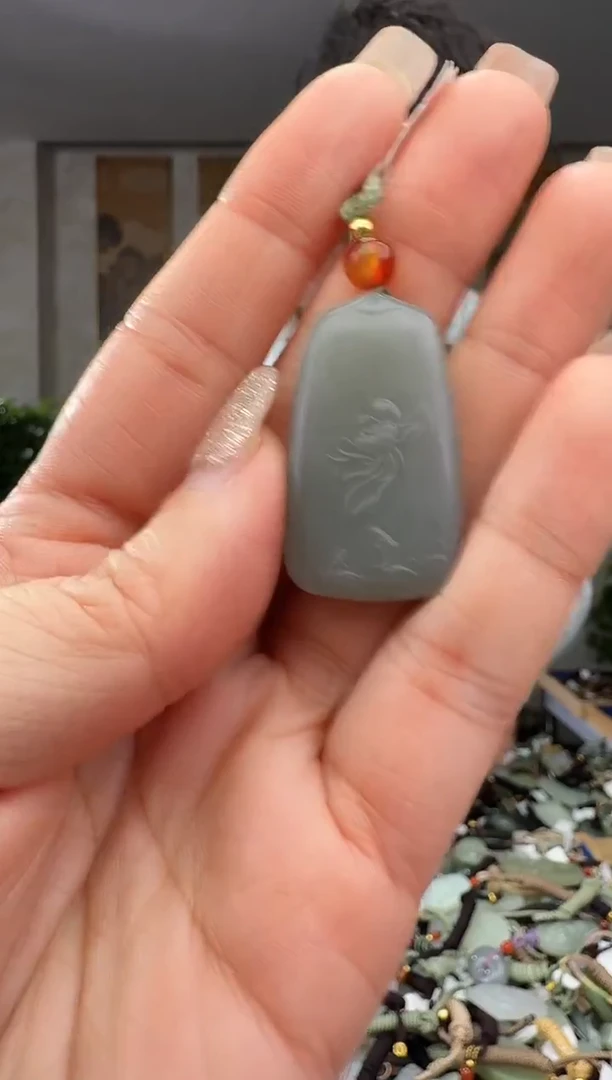 颈饰未镶嵌和田玉拍一发一多样性发货