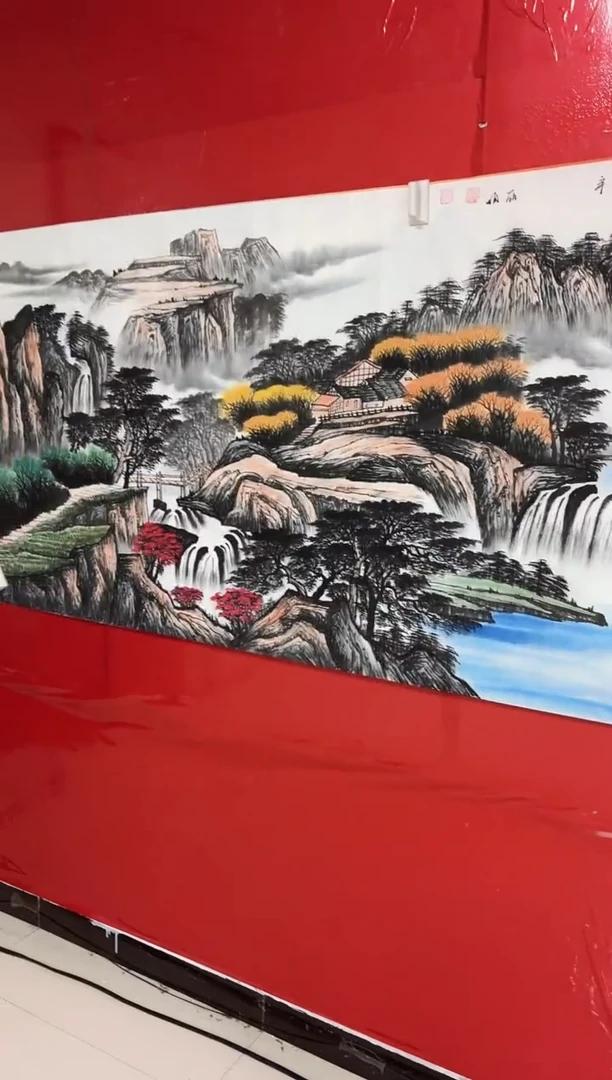 国画陈丽娟-八尺-山水