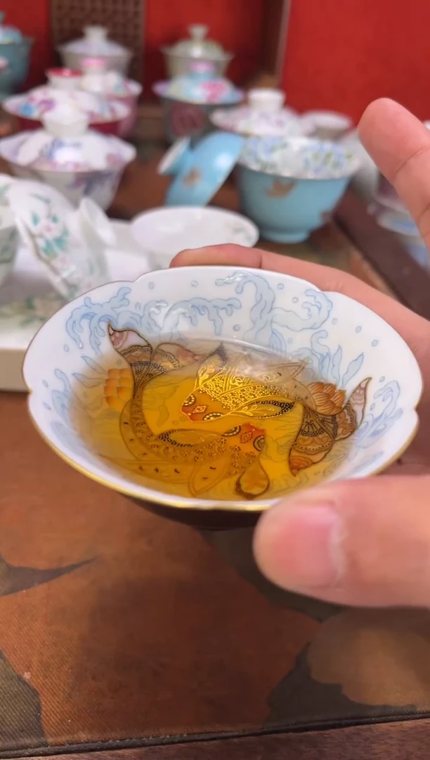 景德镇纯手绘陶瓷茶具