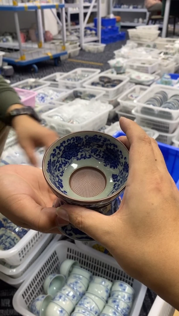 陶瓷景德茶具茶漏