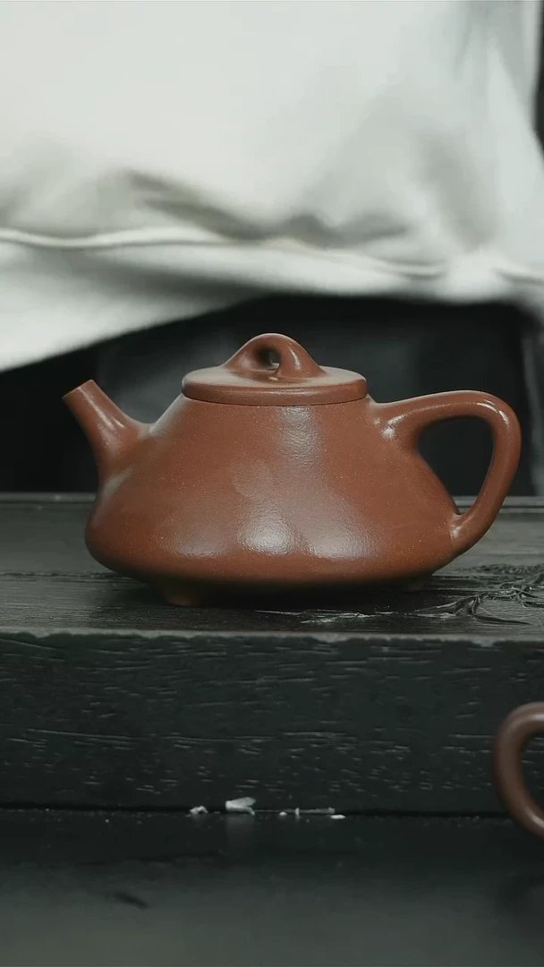 【闪购商品】紫砂茶壶底槽清光素子冶石瓢