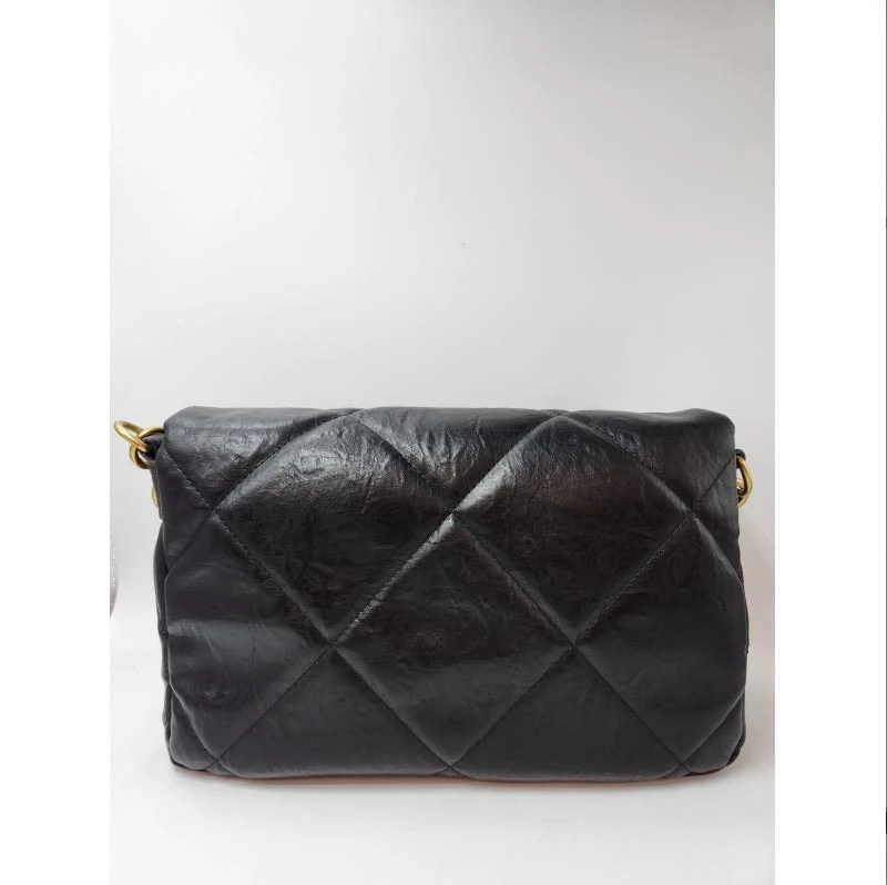 真皮女包大包单肩包黑色10443