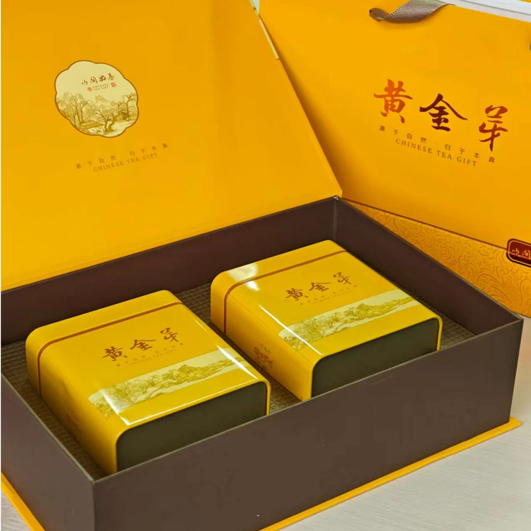 2025新茶黄金芽毛峰高山豆香茶叶礼盒【厂长推荐H63】