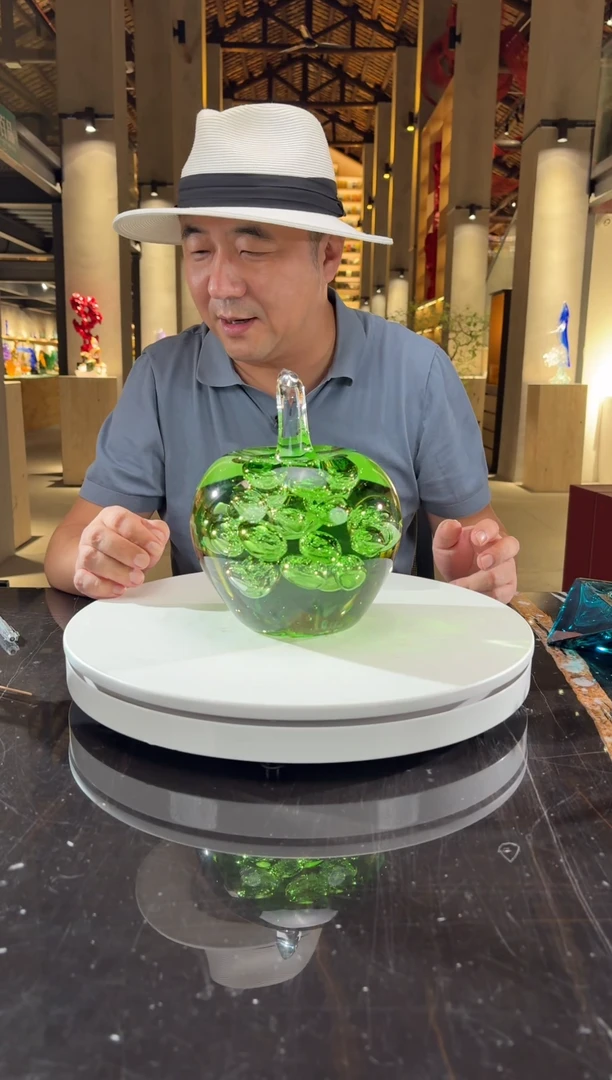 摆件大****喵一物一拍绿苹果摆件