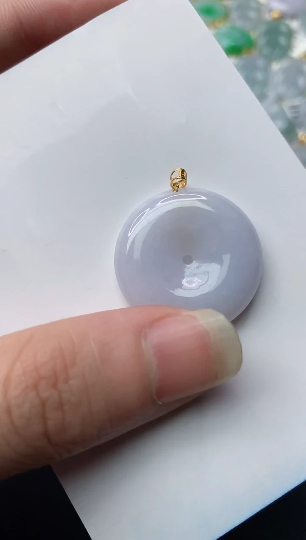 【闪购商品】翡翠颈饰18K金镶嵌63.......