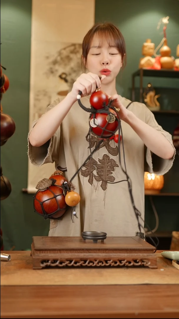 12号精品天然大漆酒葫芦一物一拍~