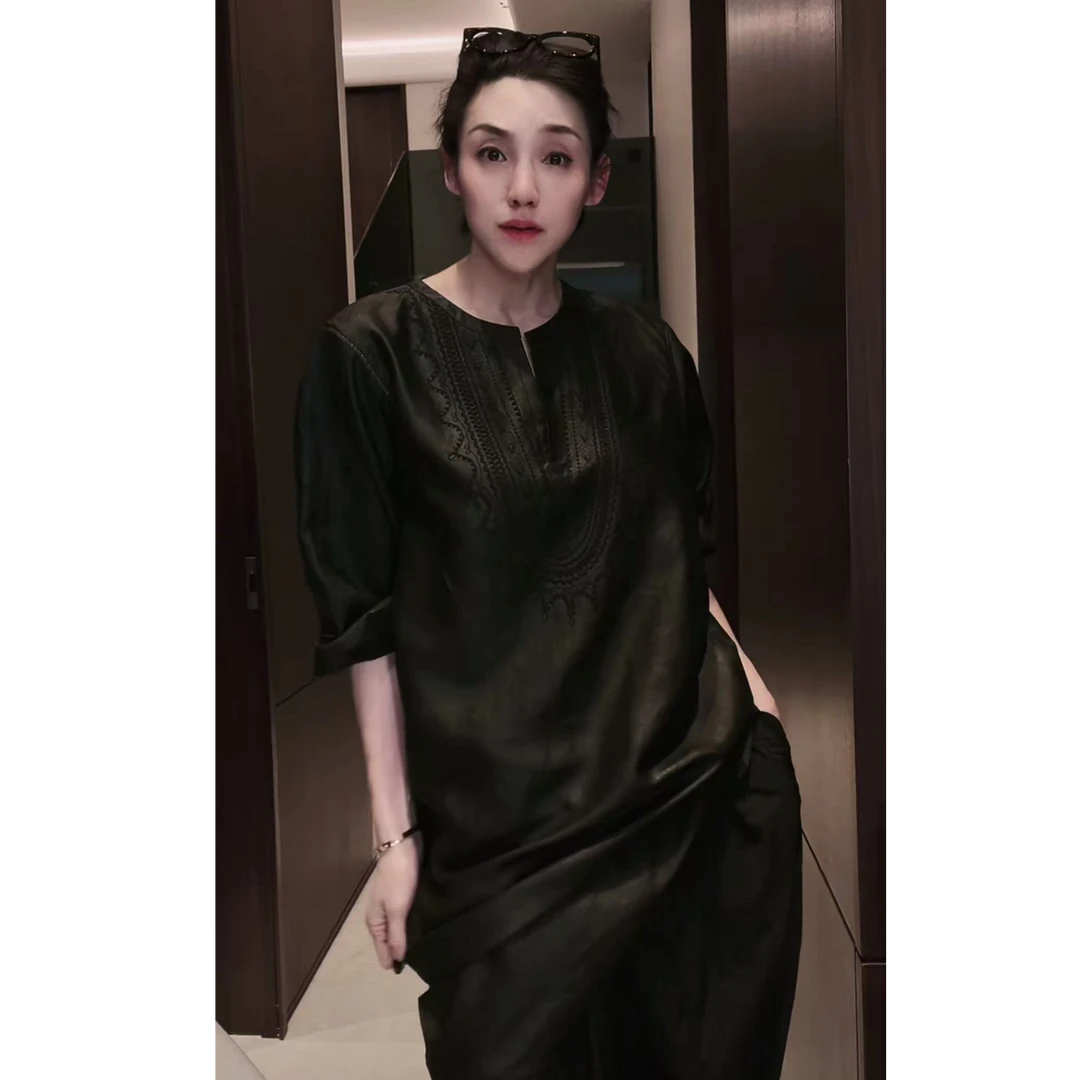 CATHAYA/凯喜雅中袖连衣裙AFK2FLJM137