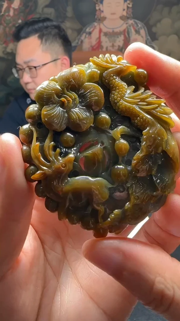 【闪购商品】定制翡翠未镶嵌L-@@QJXC120100
