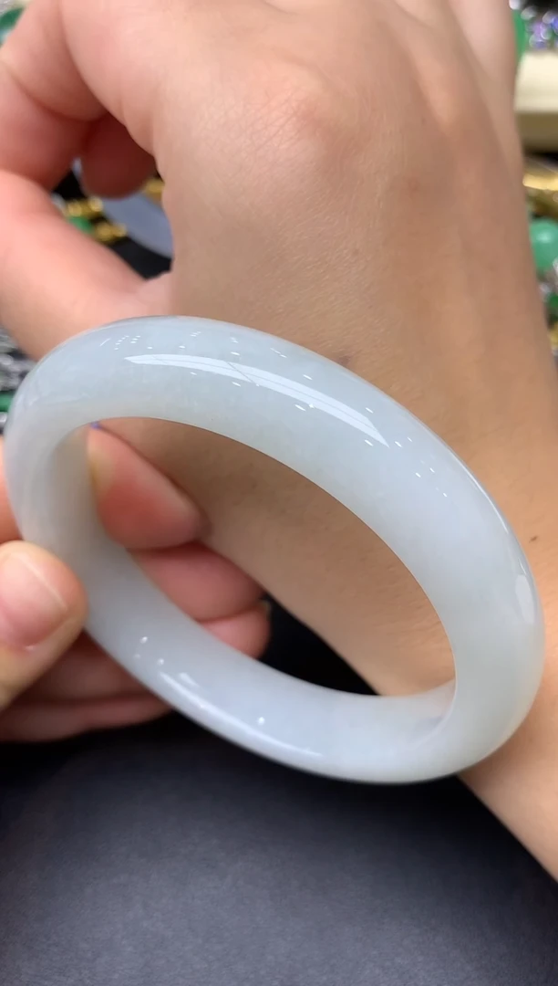 未镶嵌手镯翡翠232-雪姐翡翠天天见