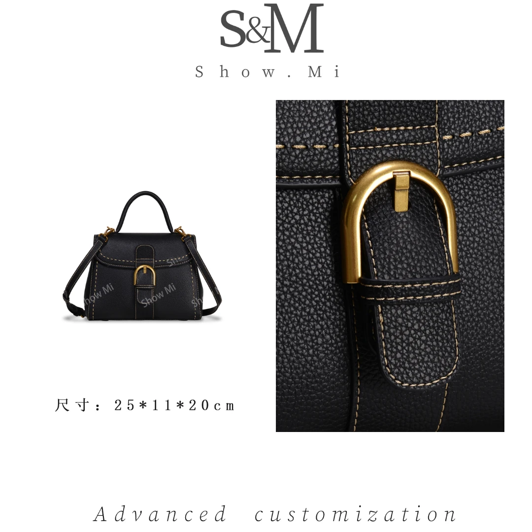 【Show Mi】GQ-1905-黑色-轻奢小众时尚百搭女士包包sm