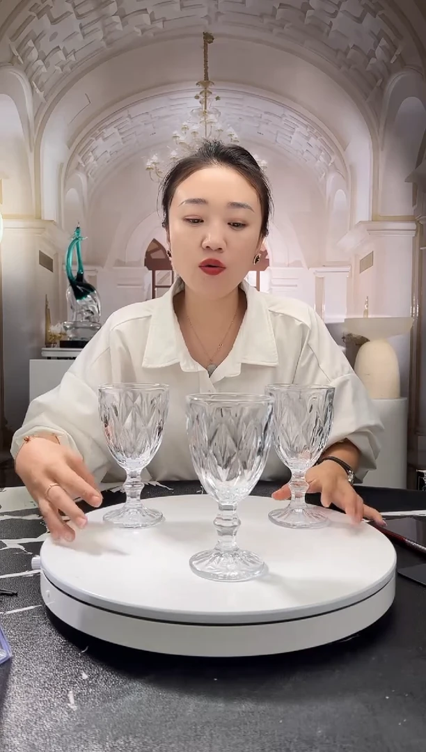 茶宠巴比特美学-高脚3只杯