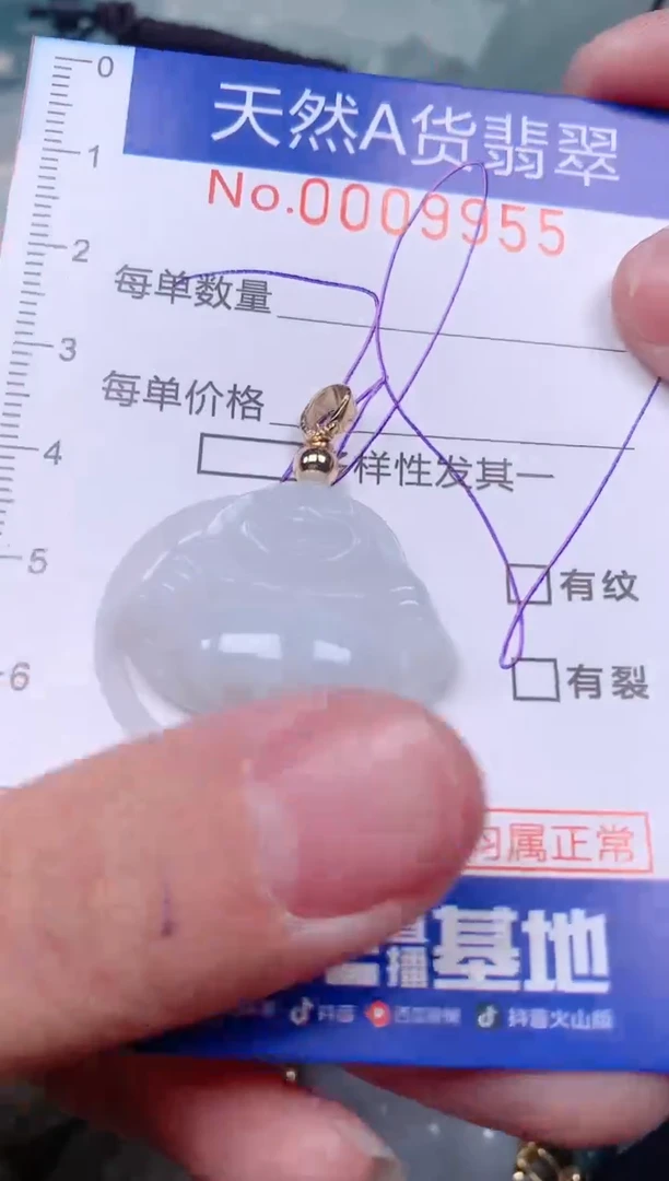 【闪购商品】翡翠挂件未镶嵌00009955