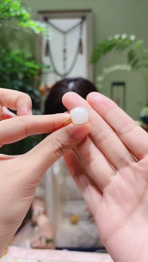 未镶嵌戒指和田玉和田玉戒指Z多样性发货
