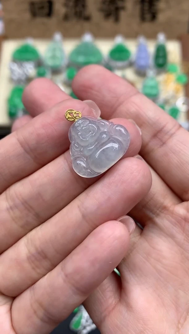 【闪购商品】翡翠颈饰18K金镶嵌65-中国好珍宝