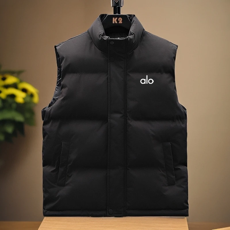 alo保暖男士情侣棉马甲秋季冬季新款男款马甲宽松型修身型通勤风