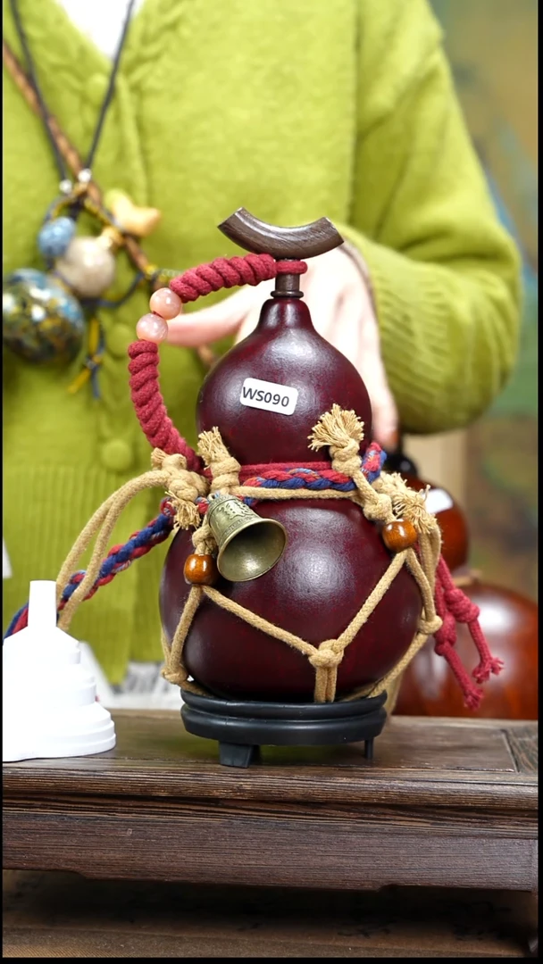 WS090网兜款大漆酒葫芦（现货现发）