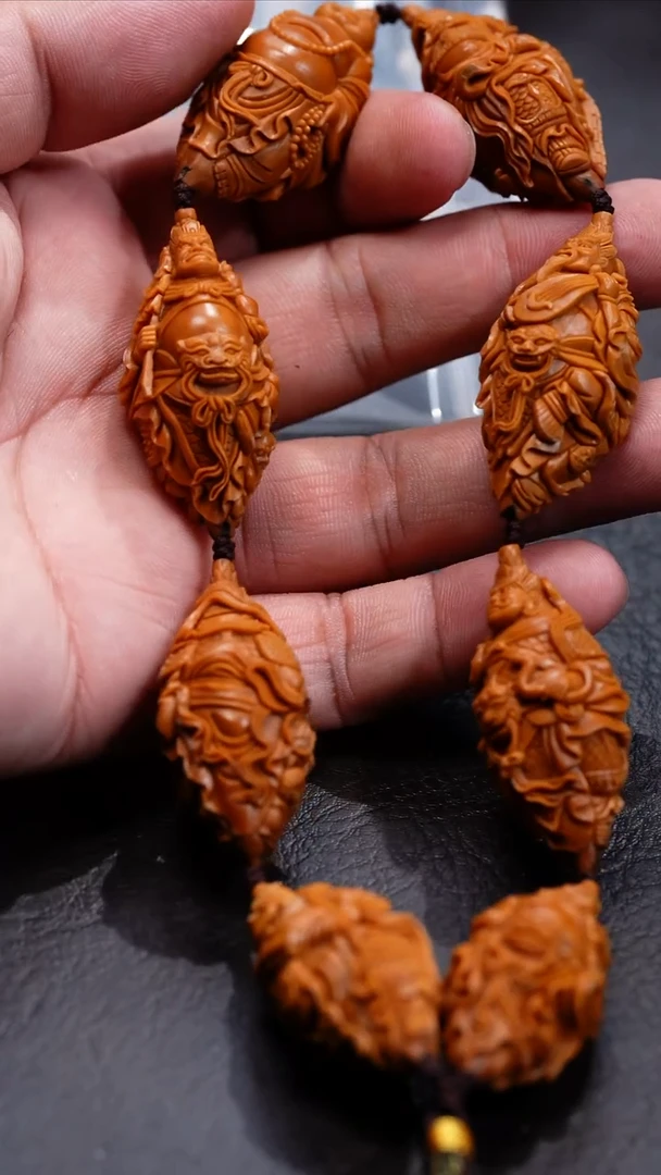 手串/手链橄榄核范*苏工核雕