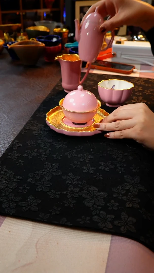 茶杯紫砂【宜景窑系列】盖碗