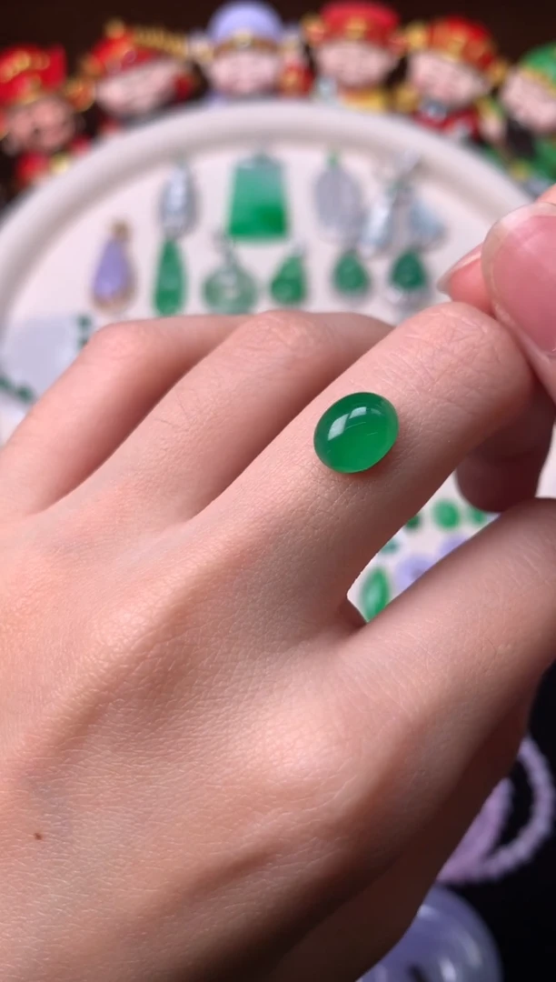 定制翡翠未镶嵌裸石（镶嵌定制）