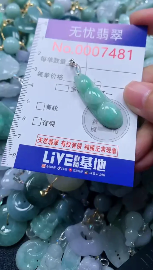 颈饰未镶嵌翡翠7481