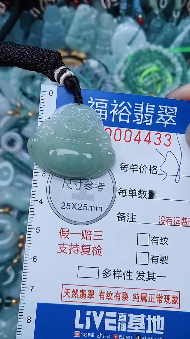 【闪购商品】翡翠颈饰未镶嵌...0004433