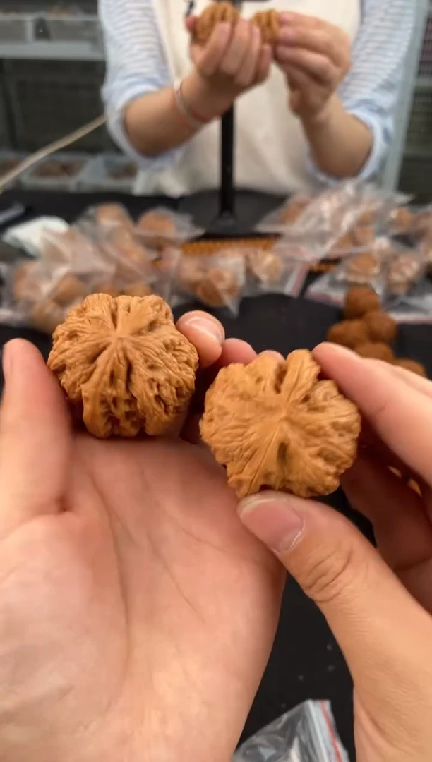 文玩核桃把件粗筋38-s509