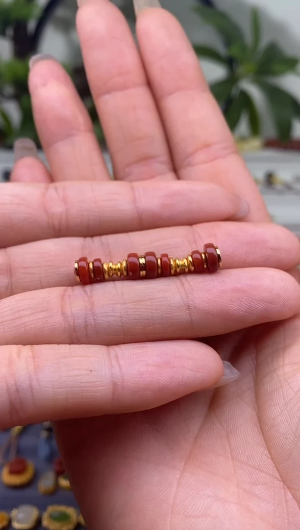 【闪购商品】南红玛瑙文玩配饰未镶嵌文玩配饰