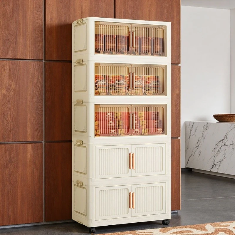 K（50CM直径）免安装收纳柜客厅宝宝玩具储物柜卧室床头柜儿童衣柜