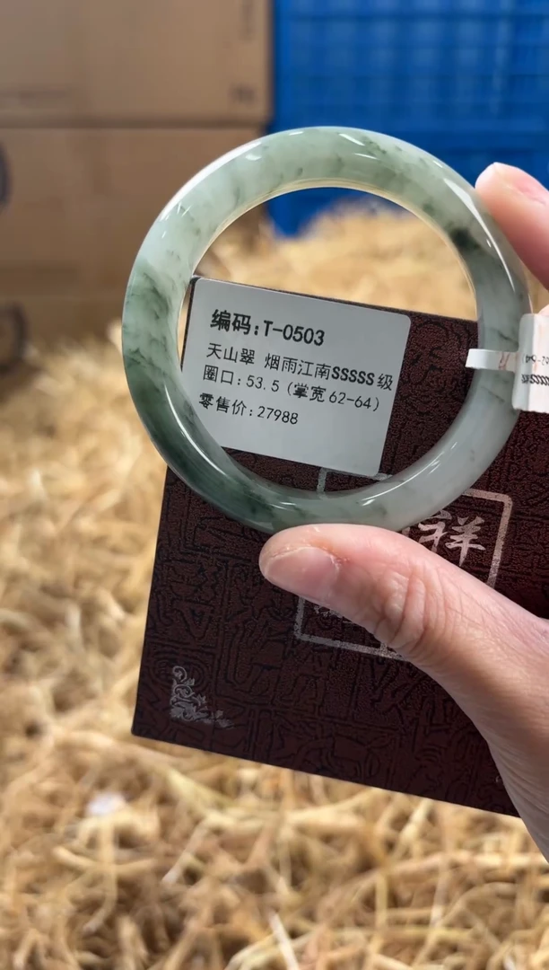 未镶嵌手镯石英质玉T-0503