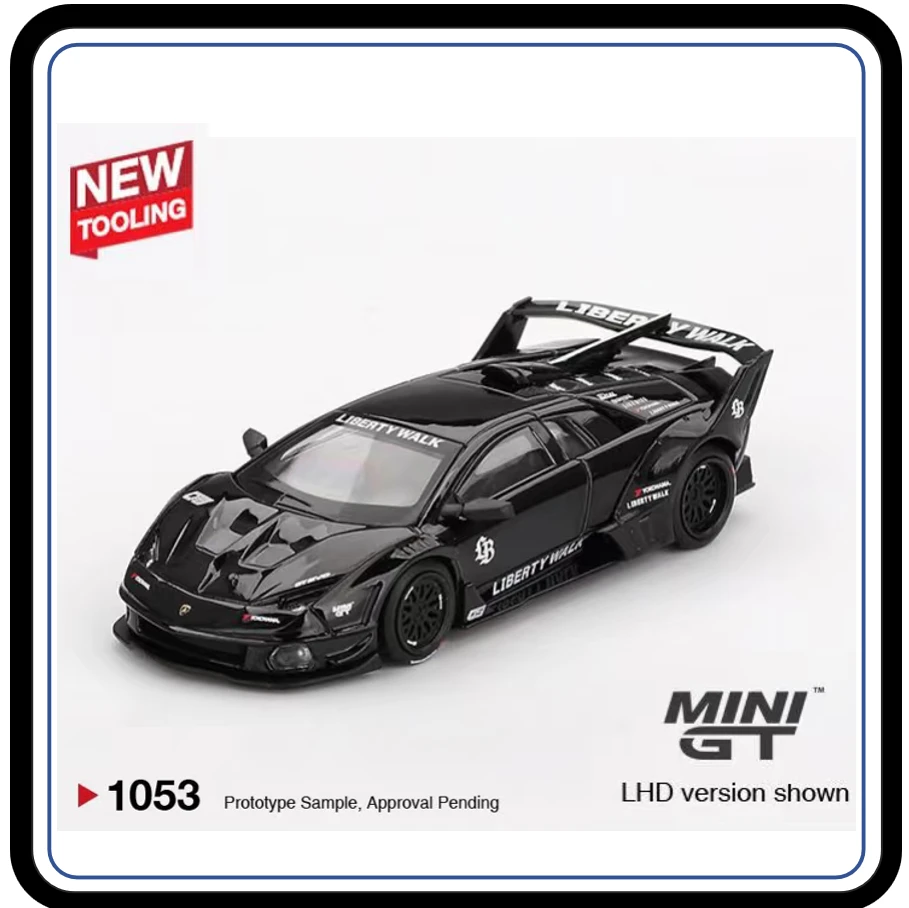 【MINIGT1053】1:64 兰博基尼GT EVO 大牛 LBWK宽体 合金汽车模型