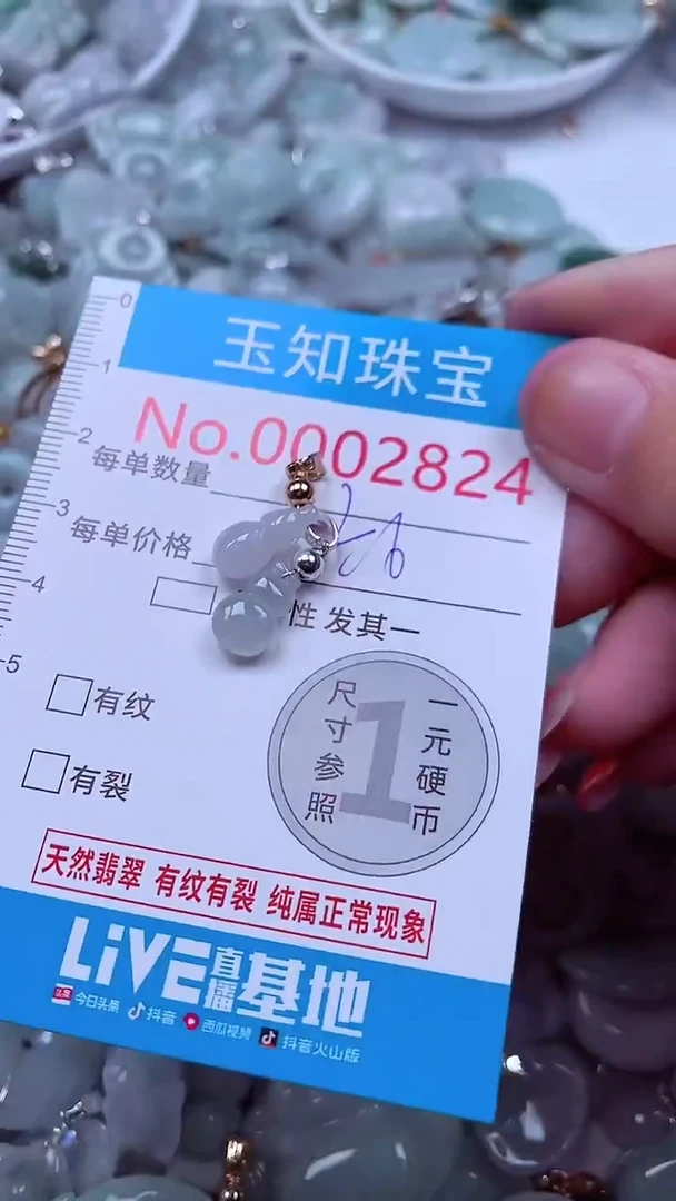 吊坠(不含链)未镶嵌翡翠2824