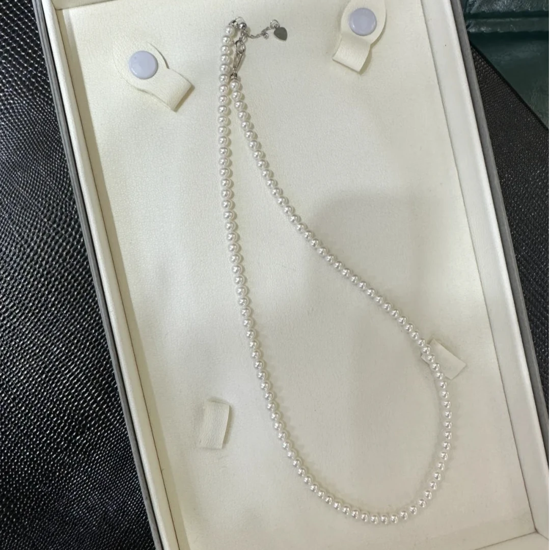 链子925银 小米baby3-4mm 极光 正圆  小灯泡 经典百搭贝珠